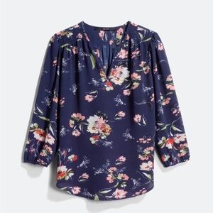Fun2fun Kenmore Split Neck Blouse